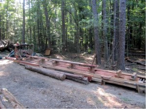 Portable Sawmill at South Fork