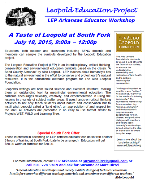 Leopold Project Flyer