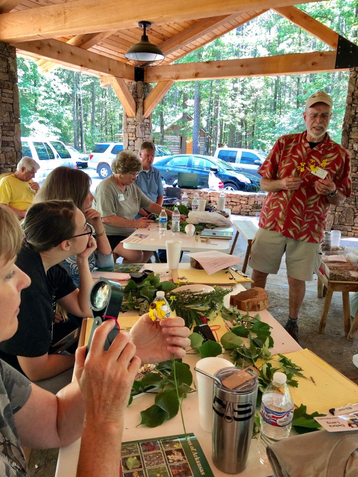 Dr. Culwell visits with Master Naturalists at South Fork