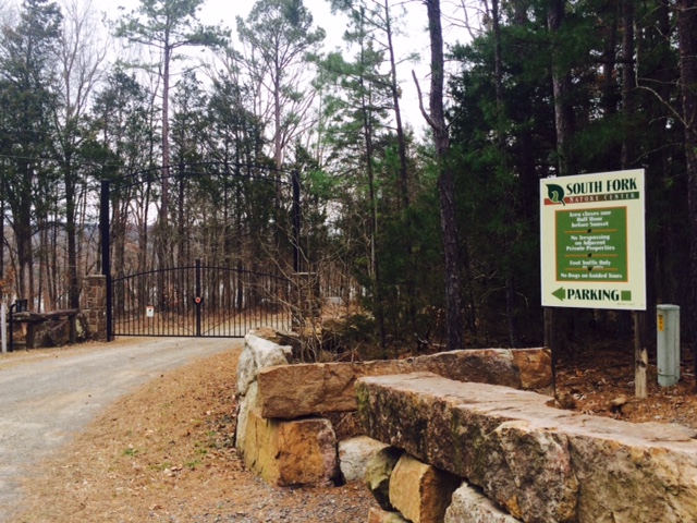 South Fork Nature Center Greers Ferry Lake AR - Front Gate